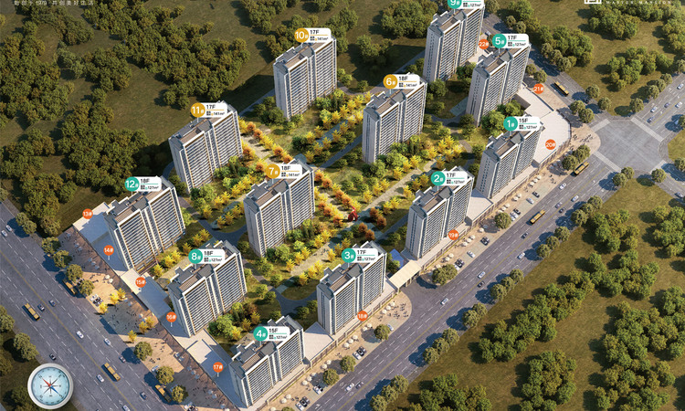 中海·尚学府效果图