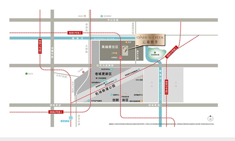 云锦四季交通图