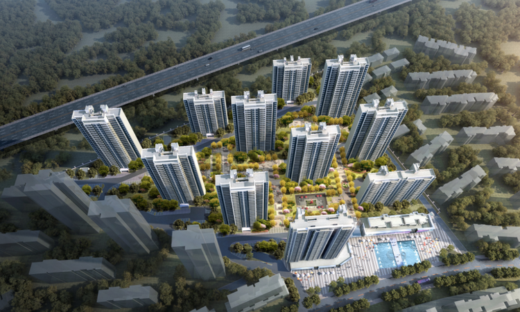 武汉碧桂园·江城纪效果图