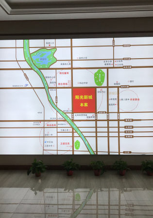 阳光新城交通图