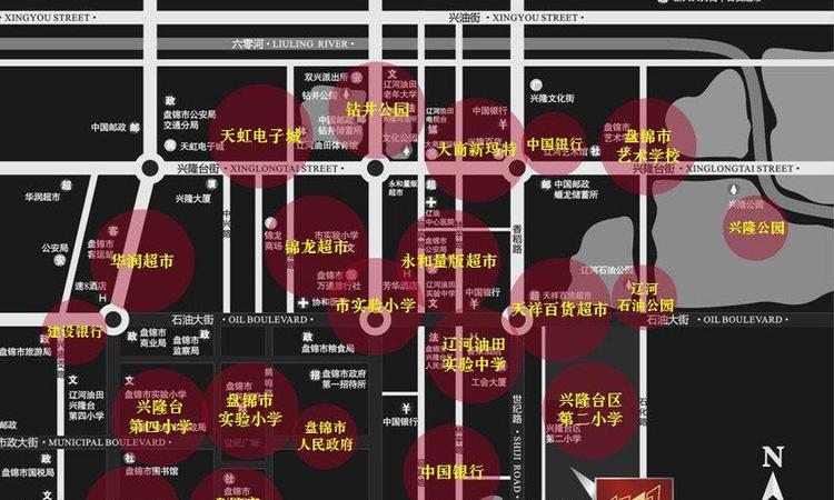 东方银座·中心城交通图