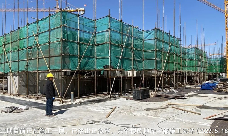 雍景湾龍阁施工进度图