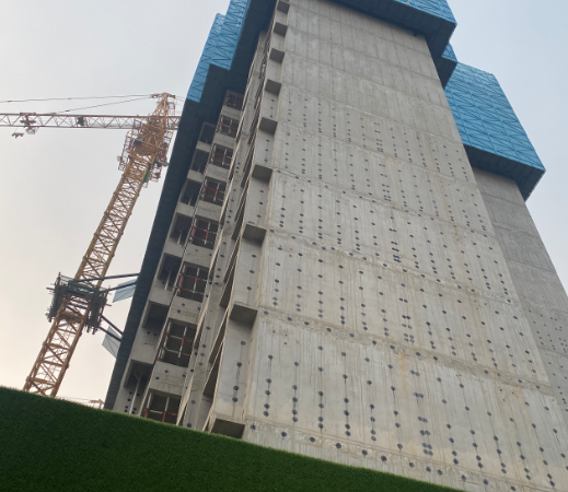 芝罘万科城施工进度图