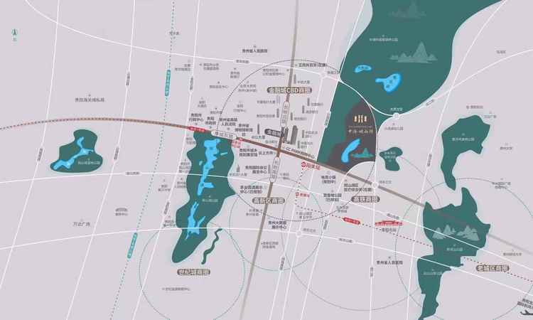 中海映山湖交通图