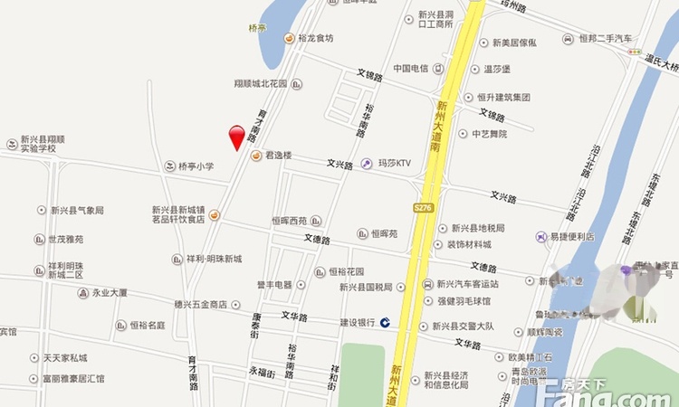 新豪轩城市花园交通图