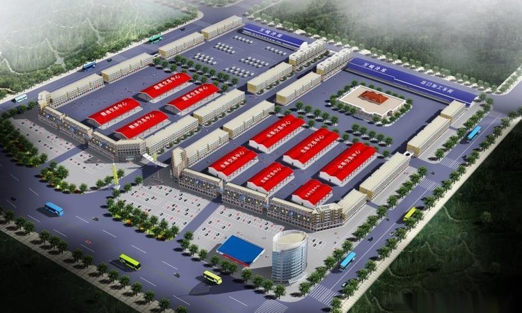 黄河金三角果蔬批发市场效果图