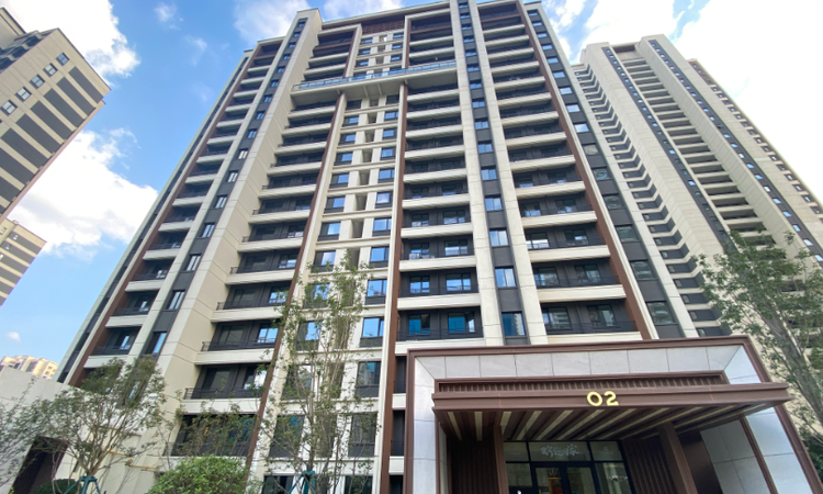 万科翡翠大道施工进度图