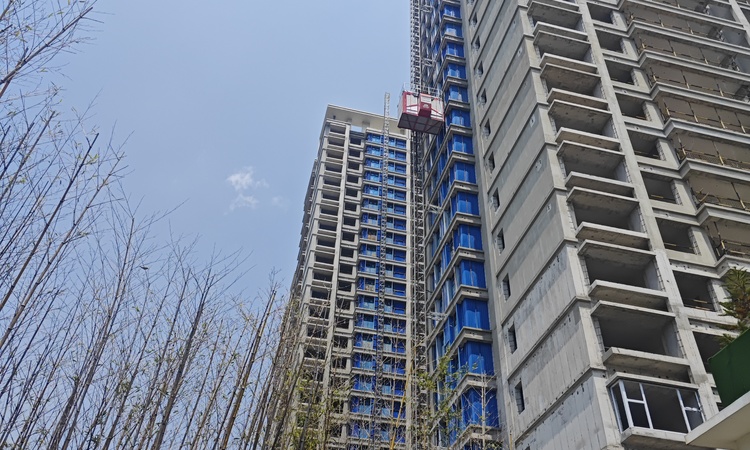华夏金地世博一号施工进度图