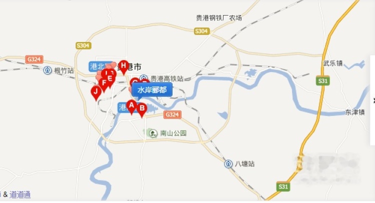 水岸郦都交通图
