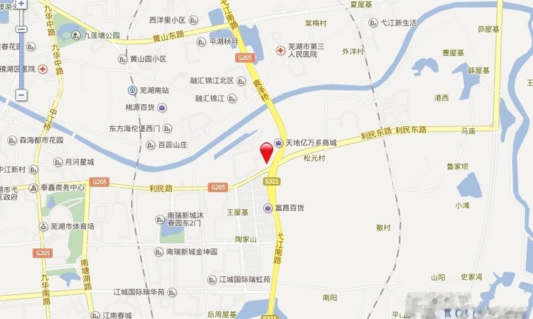 芜湖外经广场交通图