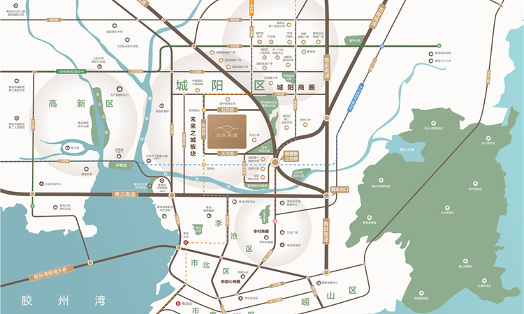 双利东旭·未来城交通图