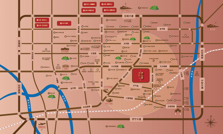 长泰·泰白里交通图