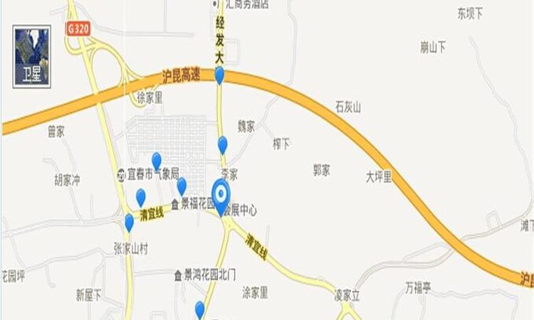 北湖豪苑交通图