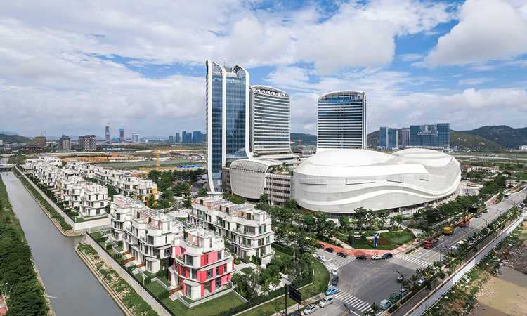 横琴创新方娱乐文化中心·汇信文化办公室实景图