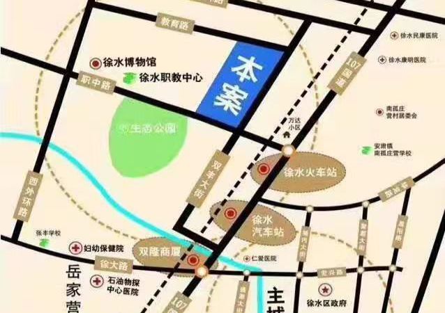 悦溪城二期交通图