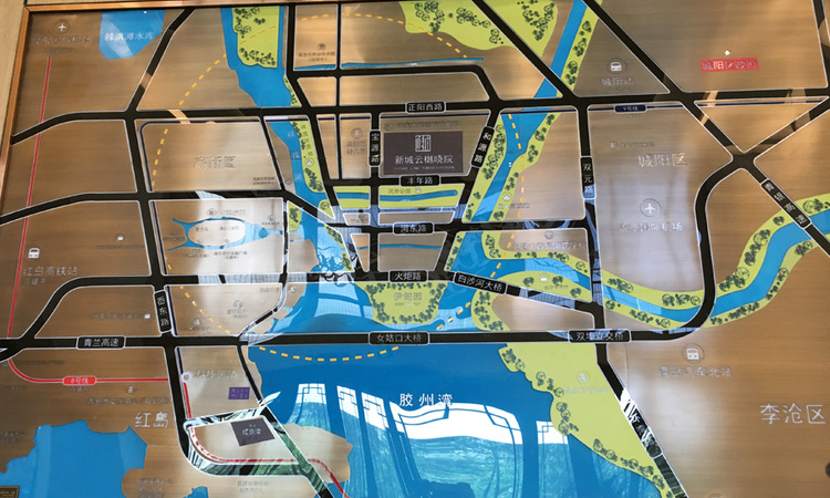 新城云樾晓院交通图