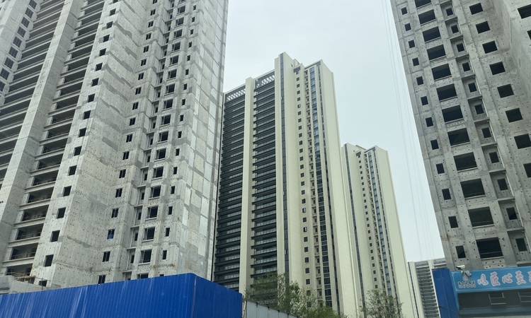 美的·云筑施工进度图