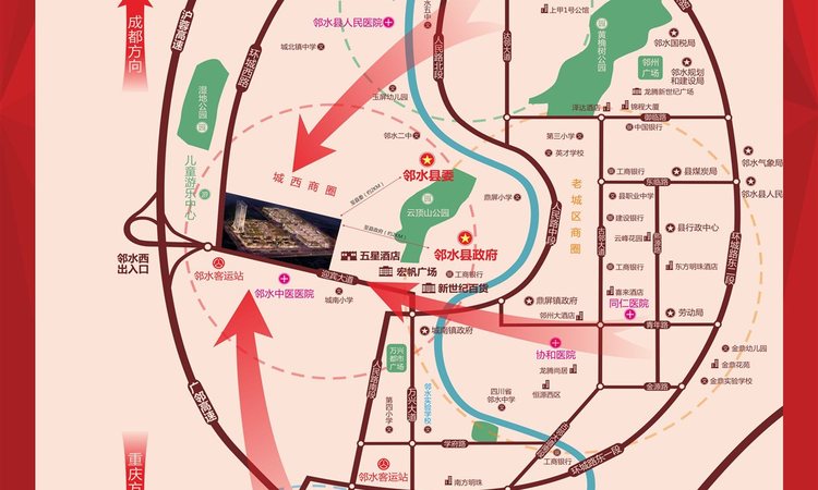 万汇国际商品博览城交通图