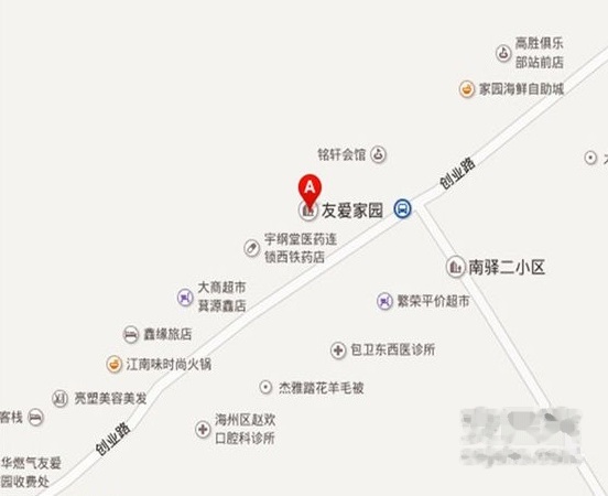 友爱家园交通图