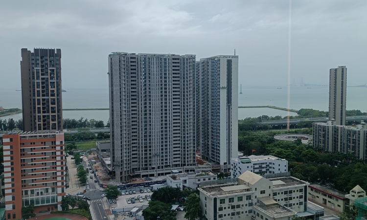 越秀潮樾府施工进度图