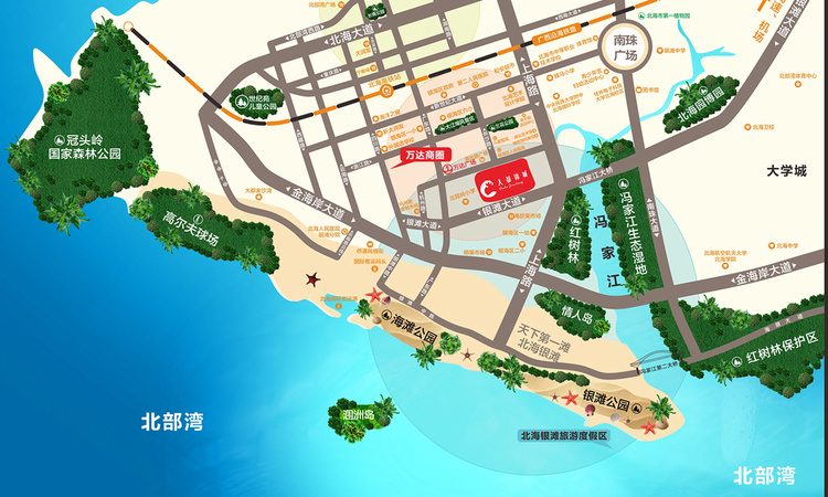 大都锦城交通图