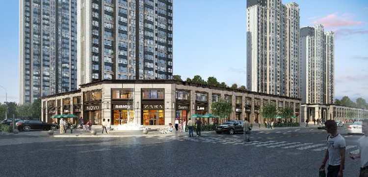 绿地新里城西斯莱公馆商业效果图