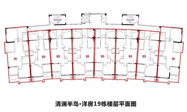 清澜半岛楼层平面图