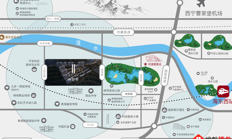 东望府交通图