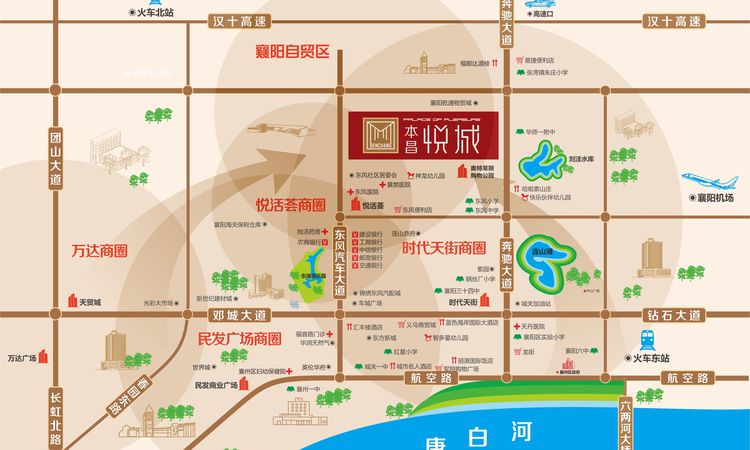 本昌·悦城交通图