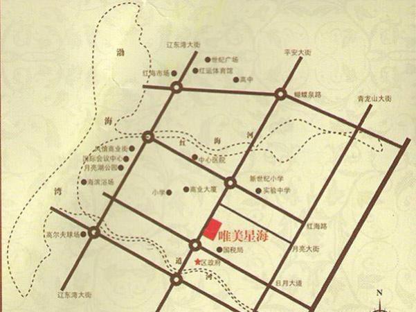 唯美星海交通图