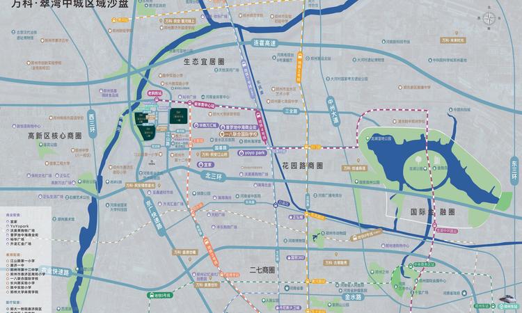 万科翠湾中城交通图