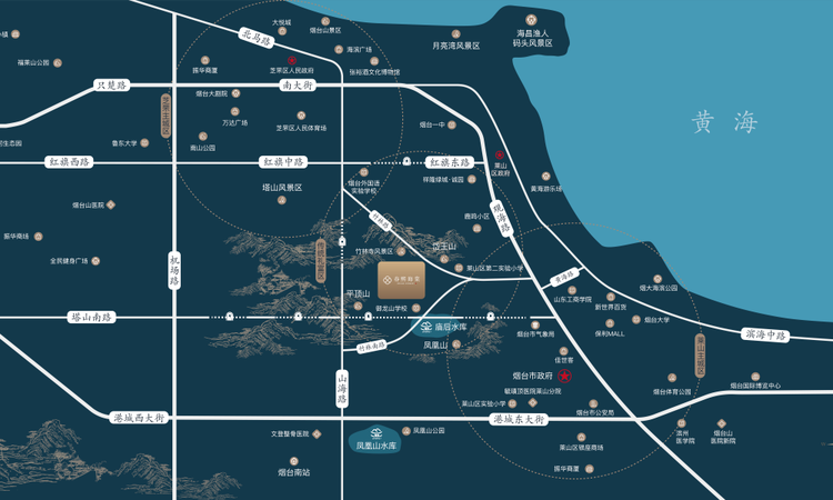 绿城·春熙海棠交通图