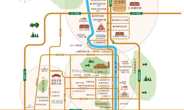 华创•文华府交通图