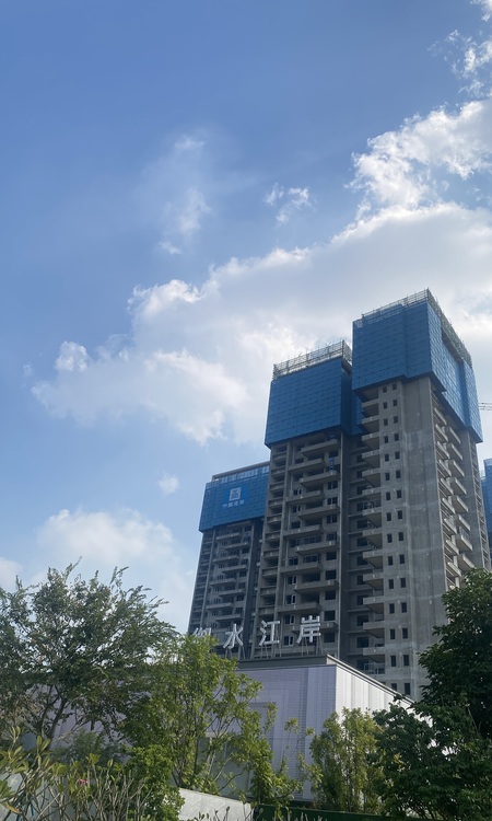 轨道御水江岸施工进度图