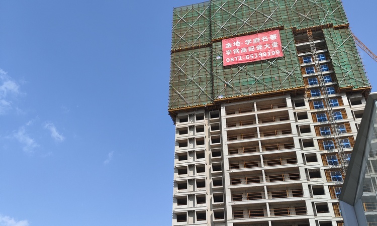 金地学府名著施工进度图