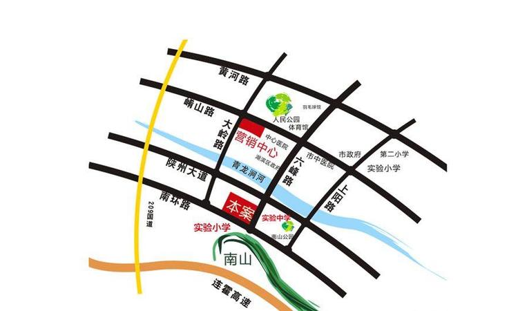 锦语天权交通图