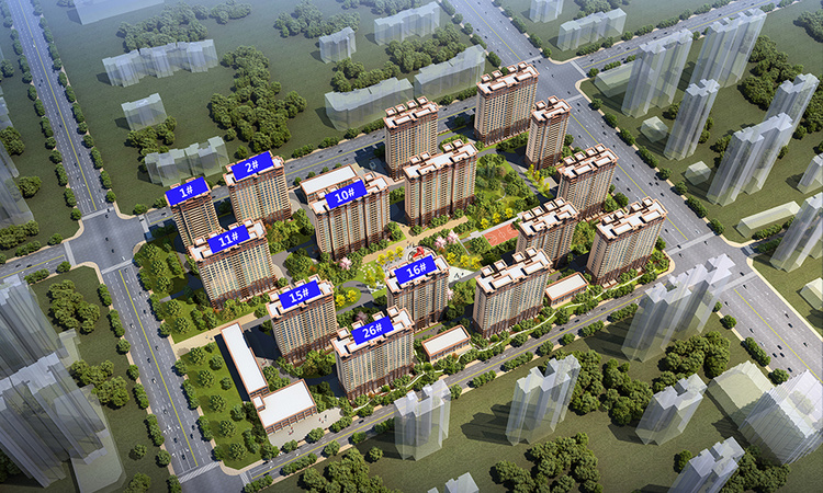 隆江绿苑效果图