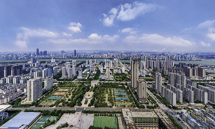 中房紫东实景图