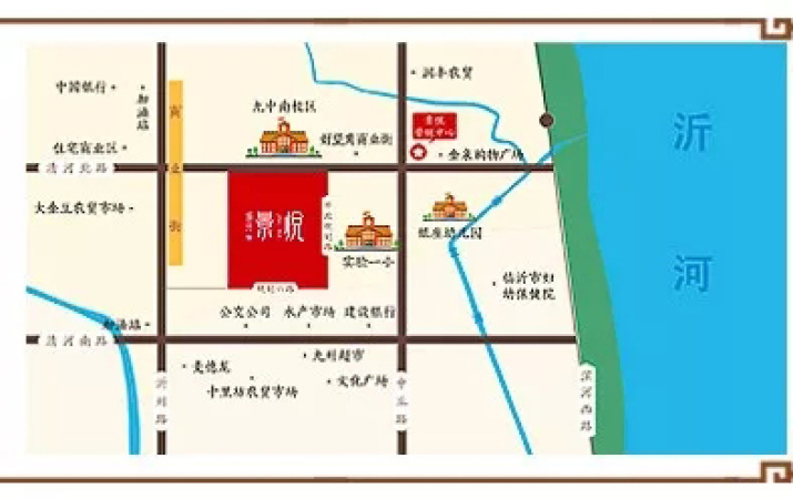 城开·景悦交通图