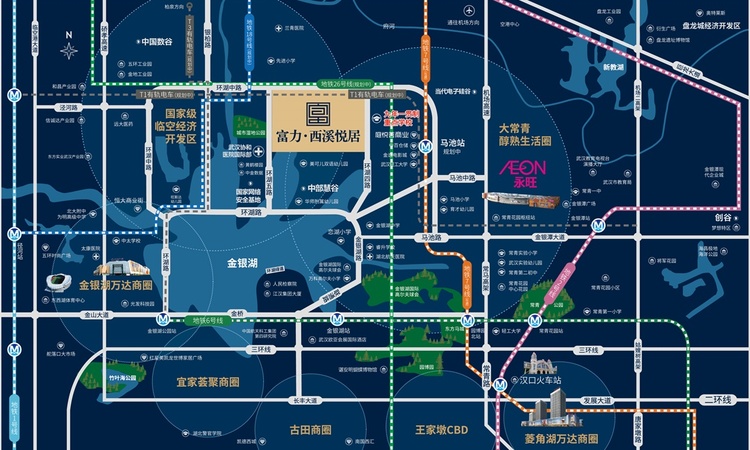 富力西溪悦居交通图