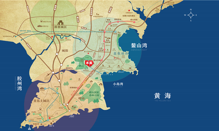 青岛印象川交通图