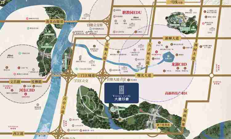 大唐印象交通图