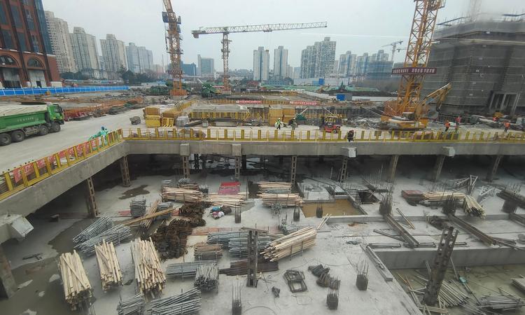 金隅·外滩东岸施工进度图