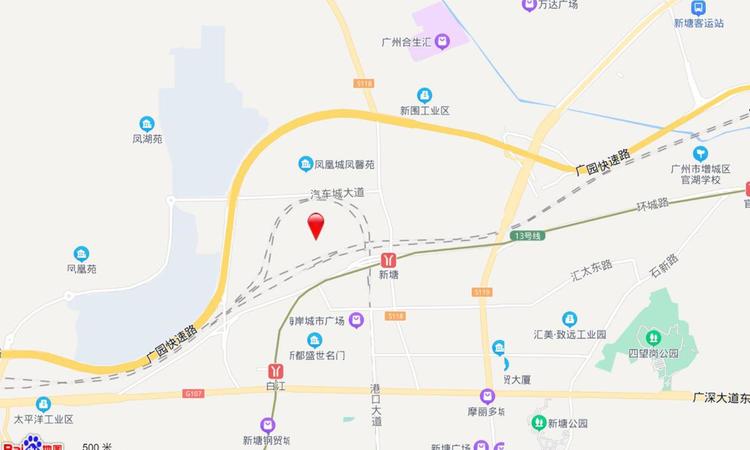 广汇新世界金融中心交通图