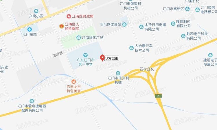 华发四季交通图