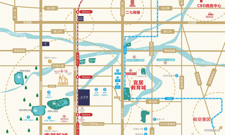 城南正荣府交通图