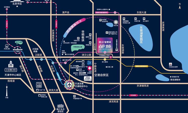 天安象屿智慧城丨雅境交通图