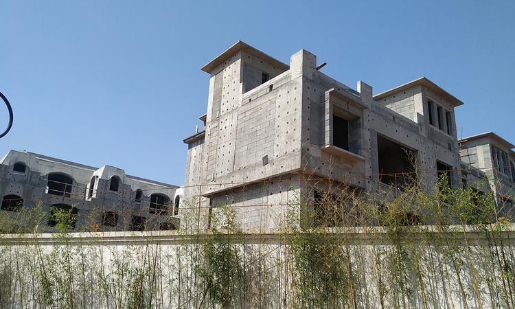 金能珠山壹号施工进度图