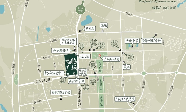 福临广场交通图