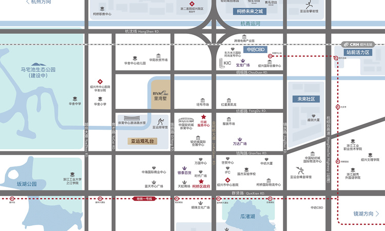 里湾墅周边配套图